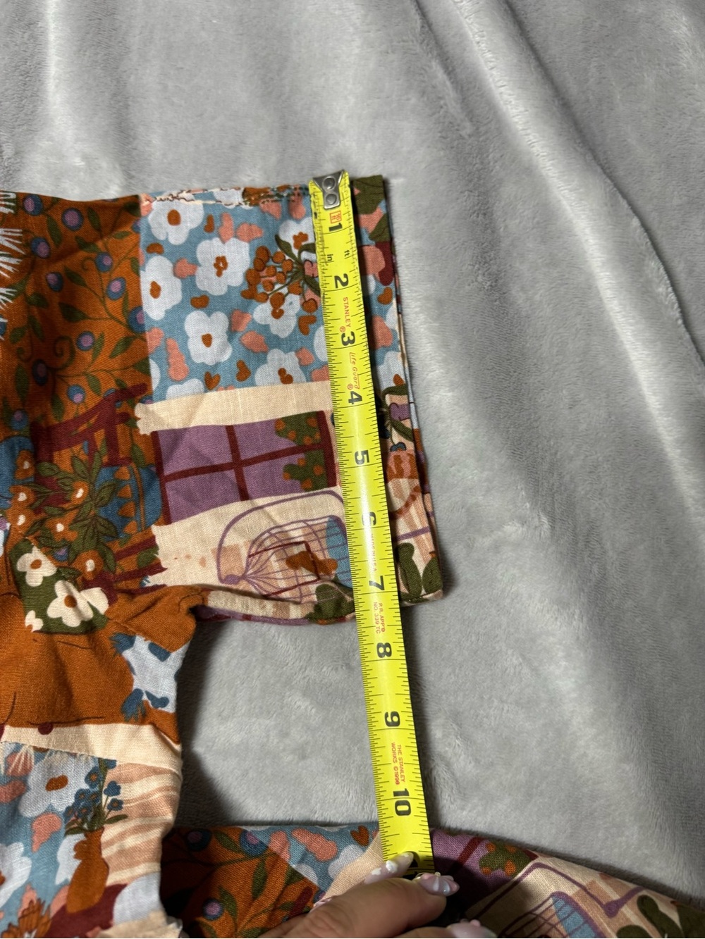 (Altered) Princess Highway cat print smock dress - Picture 7 of 8